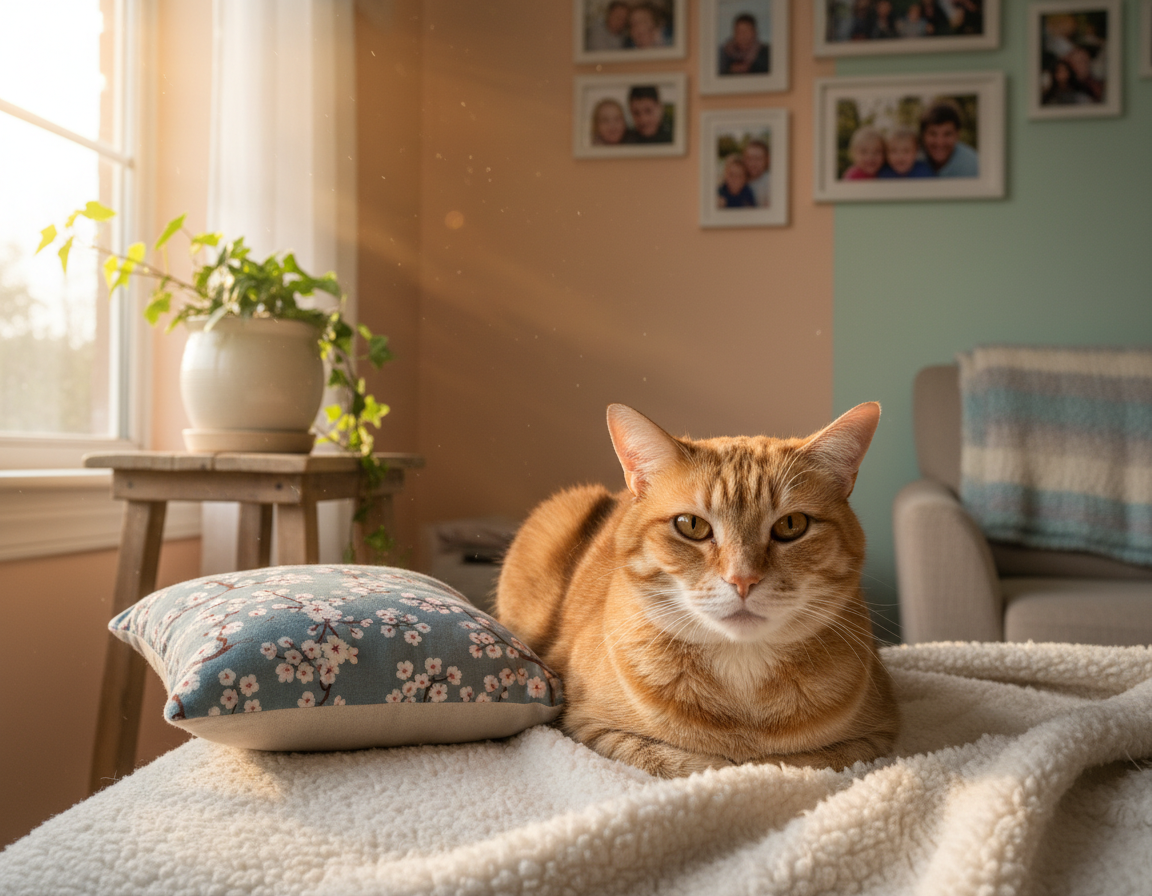 tišení bolesti u starší kočky