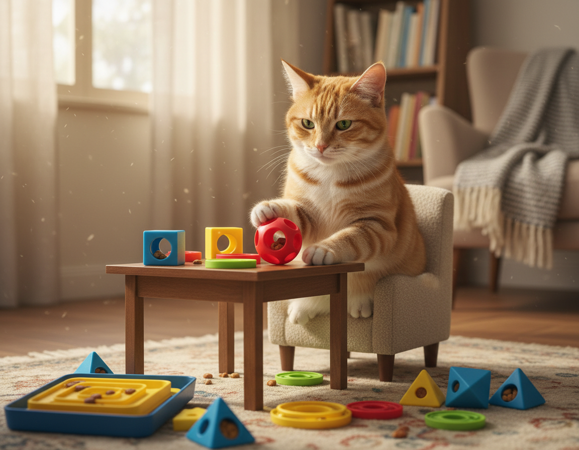 trénink logického myšlení u koček