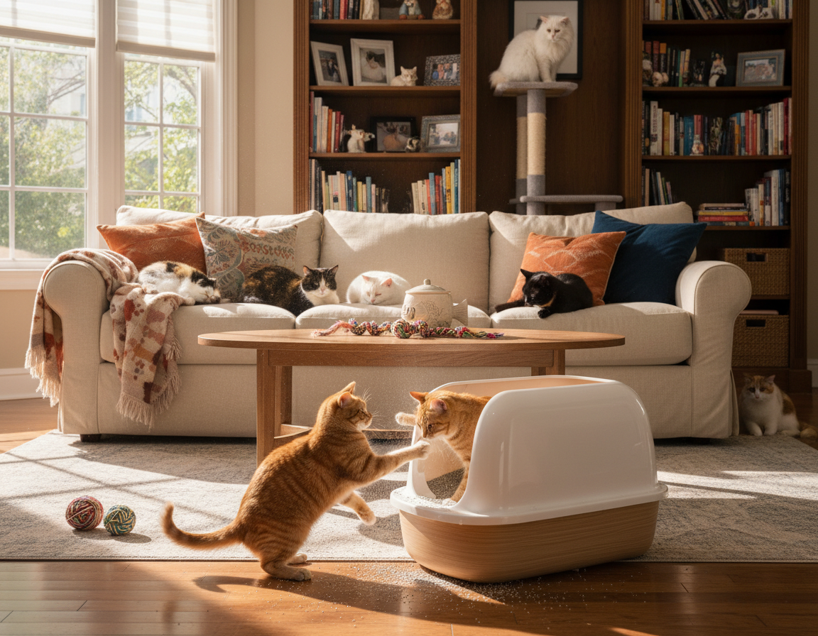 typ-steliva-v-domacnostech-s-vice-kockami typ steliva v domácnostech s více kočkami