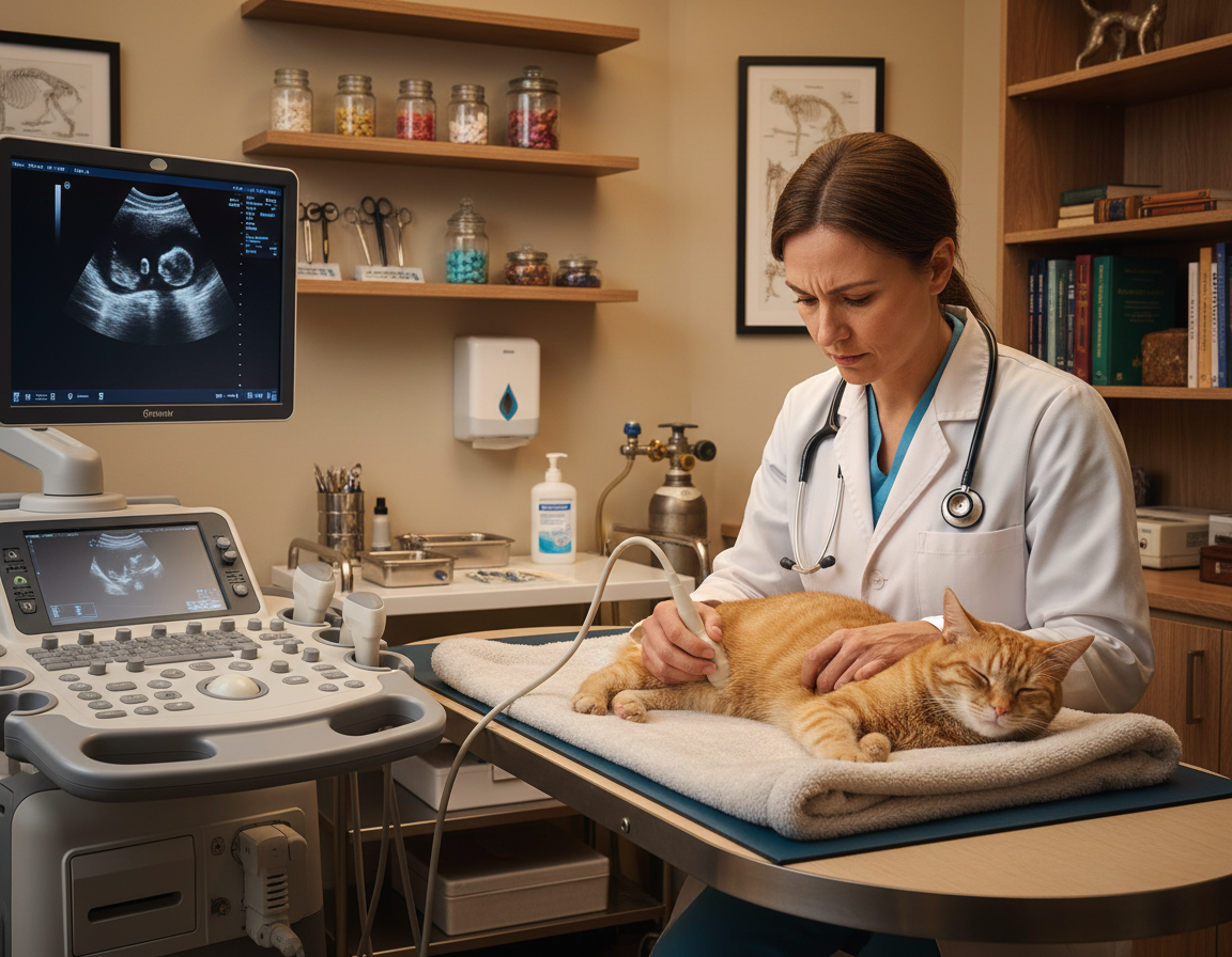 ultrazvuková diagnostika u koček