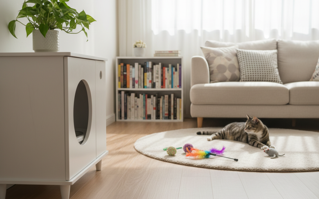 Umístění kočičí toalety – Vše, co o tom potřebuješ vědět!