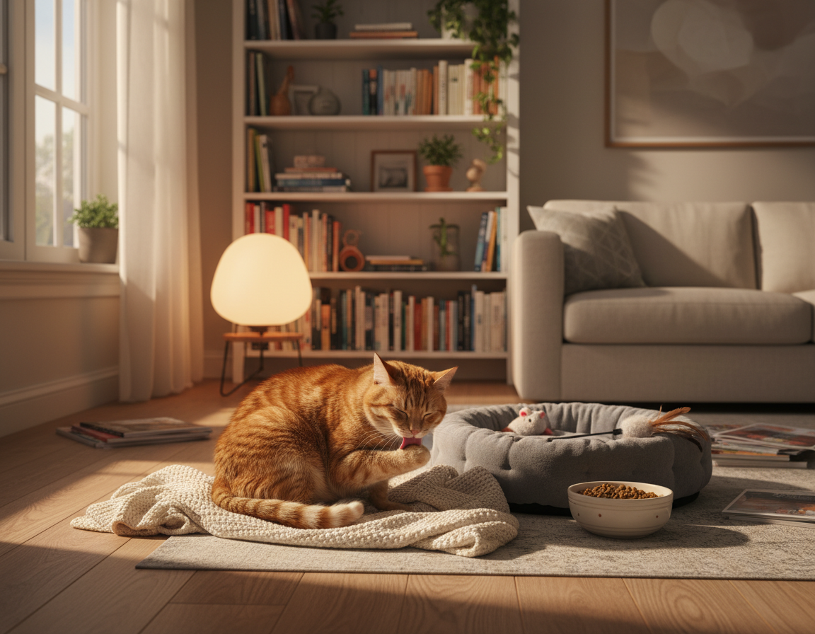 vecerni-rutina-kocky večerní rutina kočky