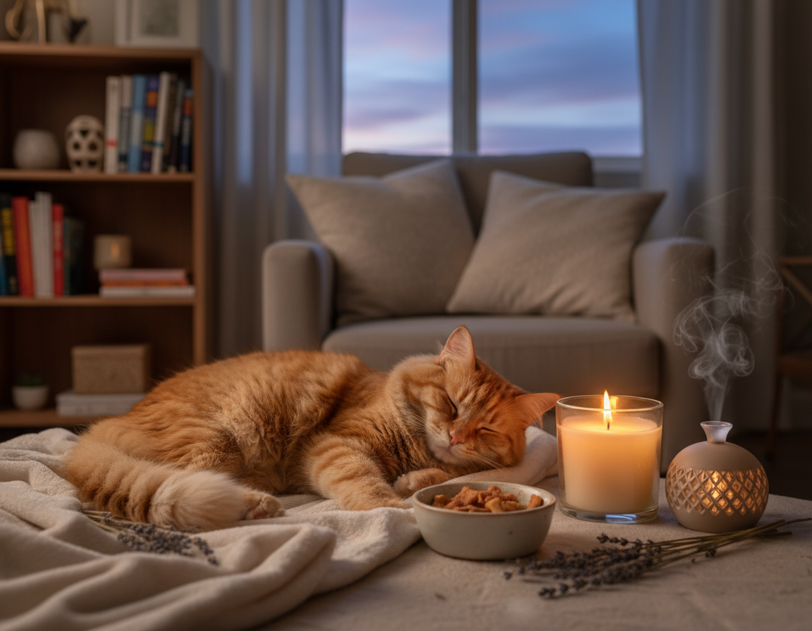 Večerní uklidňující rituály pro kočku – Vše, co o tom potřebuješ vědět!