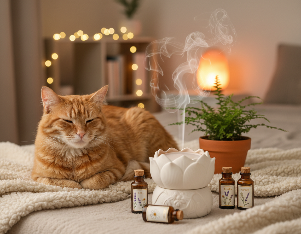vliv aromaterapie na kočky