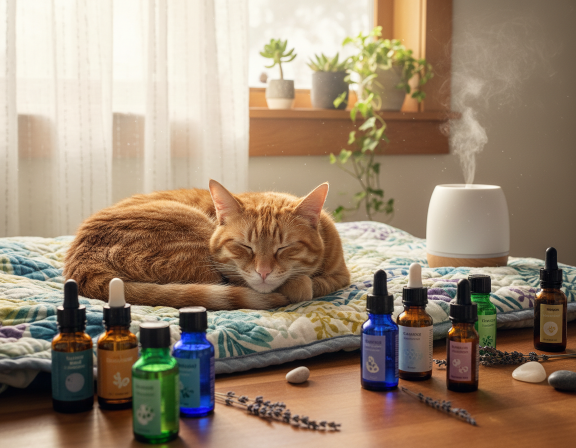vliv esenciálních olejů na kočky