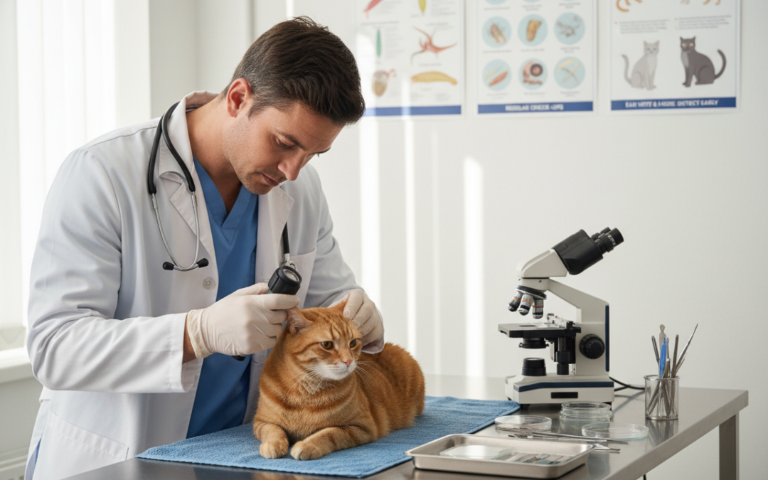Vyšetření na parazity u koček – Vše, co o tom potřebuješ vědět!