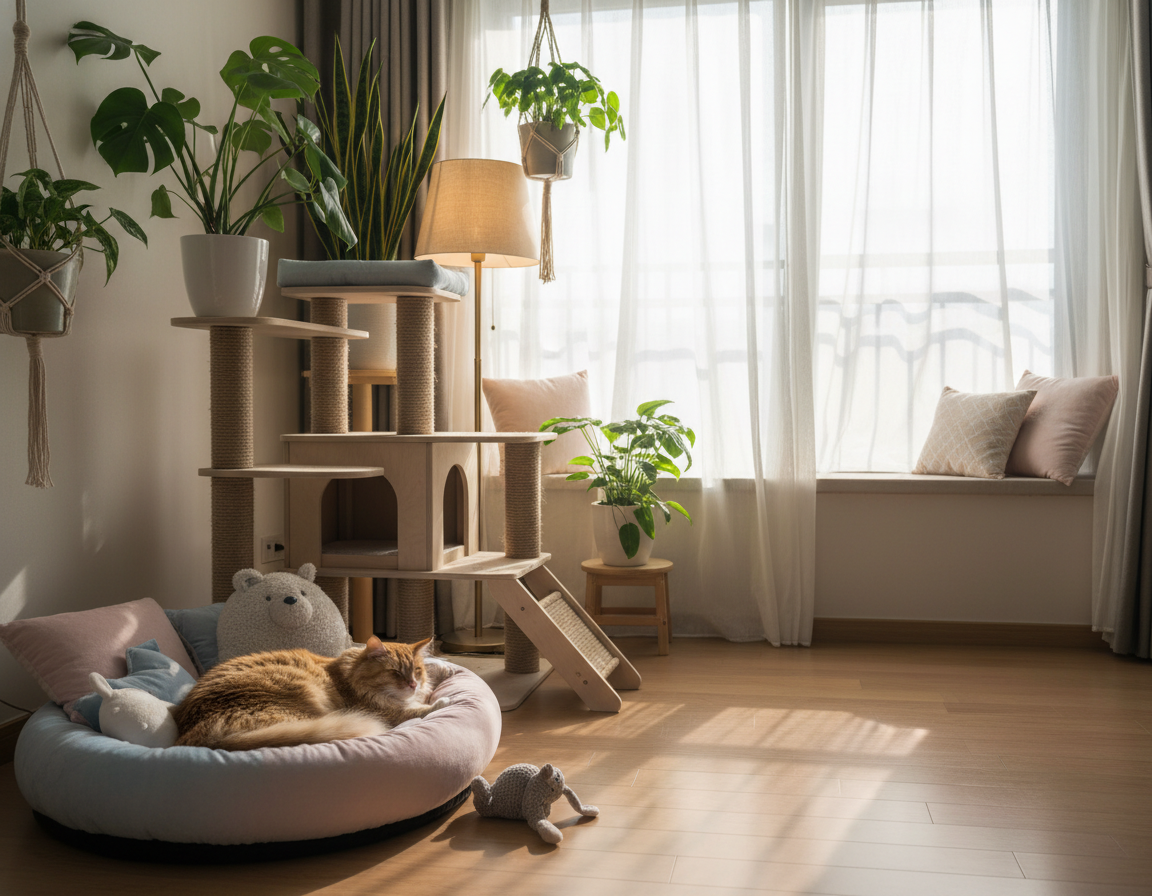 vytvoření bytu bezpečného pro kočku