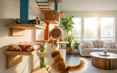 Kočičí blog 19 Vytvoření lezecké stěny pro kočky – Vše, co o tom potřebuješ vědět!