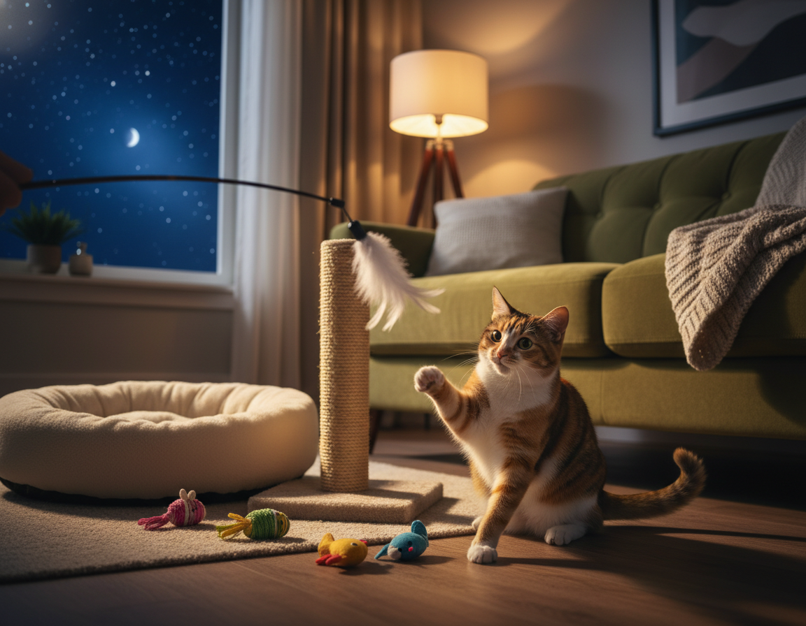 vytvoreni-vecerni-rutiny-kocky vytvoření večerní rutiny kočky