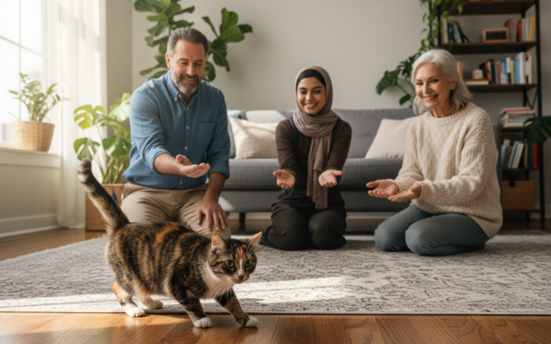 Vztah kočky k cizím lidem – Vše, co o tom potřebuješ vědět!