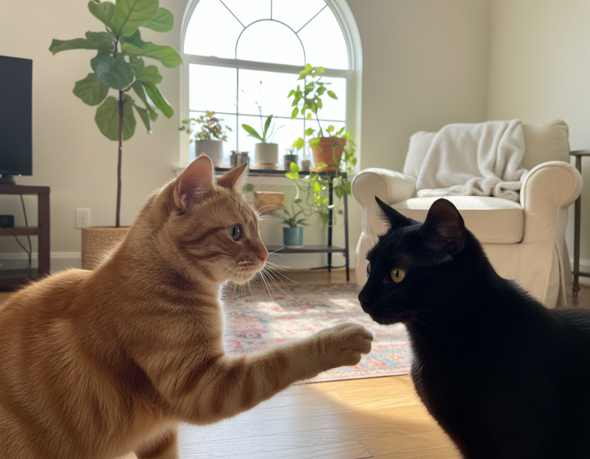 vztah kočky k jiným kočkám