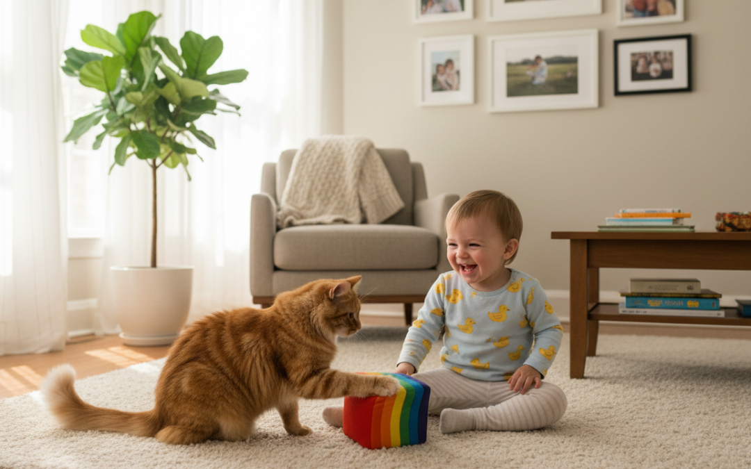 Vztah kočky s novým členem rodiny – Vše, co o tom potřebuješ vědět!