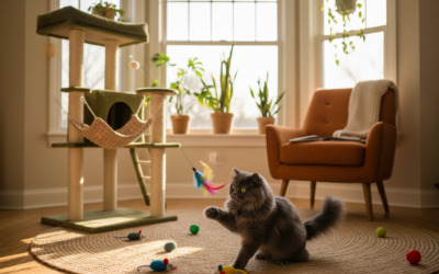 Kočičí blog 23 Zařízení prostoru pro hru kočky – Vše, co o tom potřebuješ vědět!