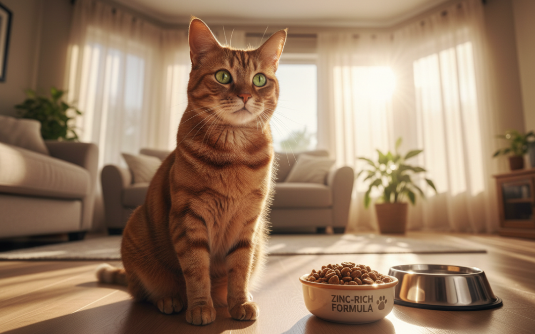 Zinek a zdraví srsti kočky – Vše, co o tom potřebuješ vědět!