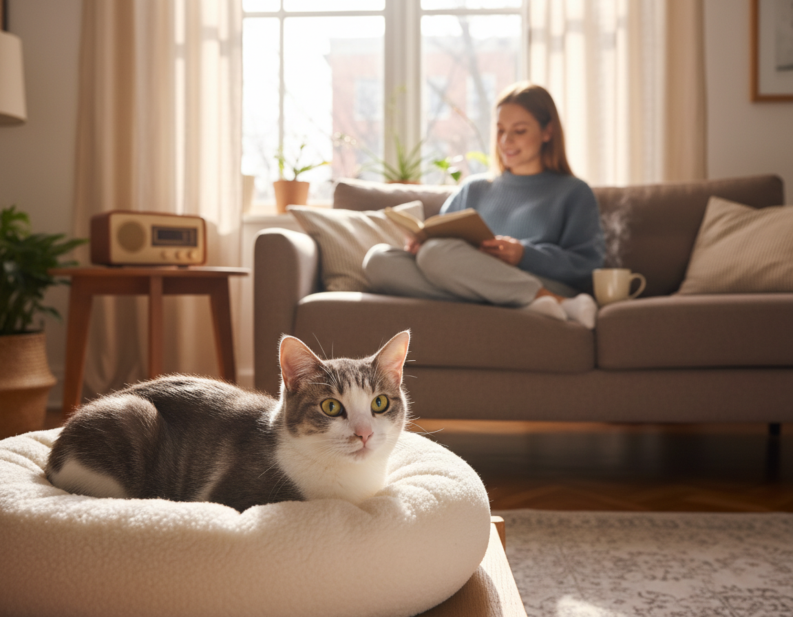 zvládání citlivosti na hluk u koček