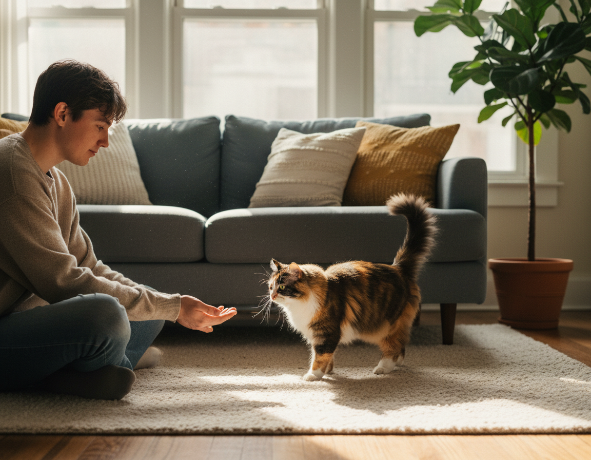 zvykani-kocky-na-lidsky-dotek-1 zvykání kočky na lidský dotek