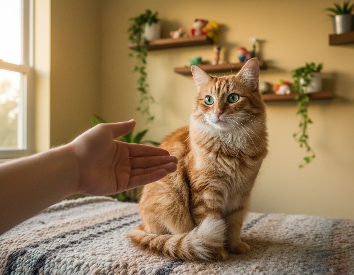 zvykani-kocky-na-lidsky-dotek zvykání kočky na lidský dotek