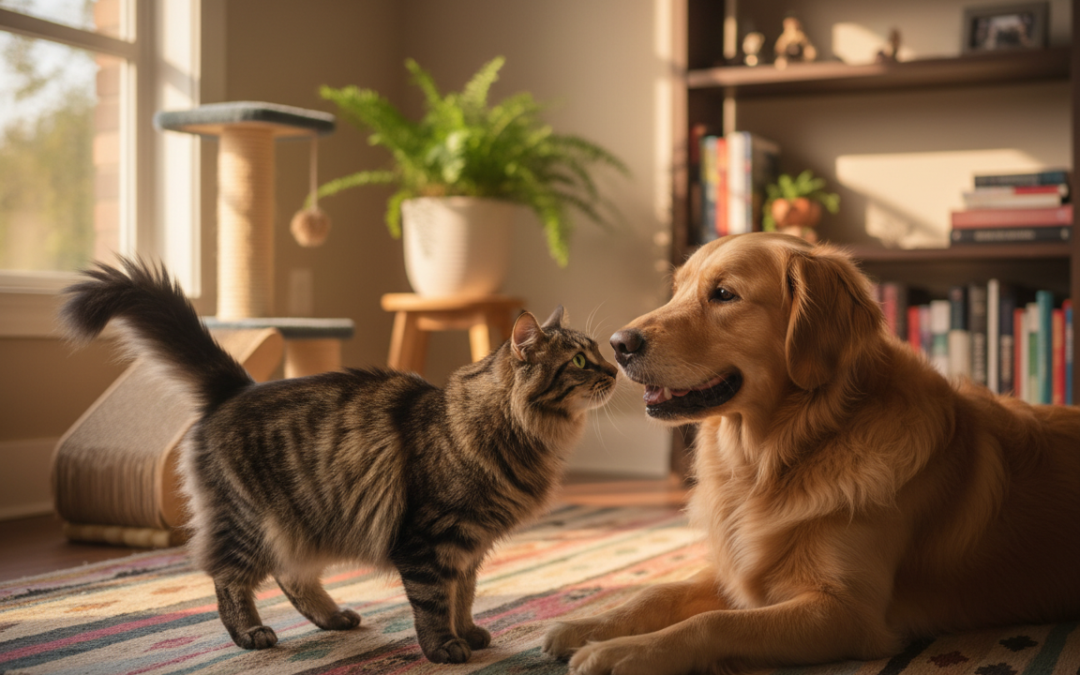 Zvykání kočky na psa – Vše, co o tom potřebuješ vědět!