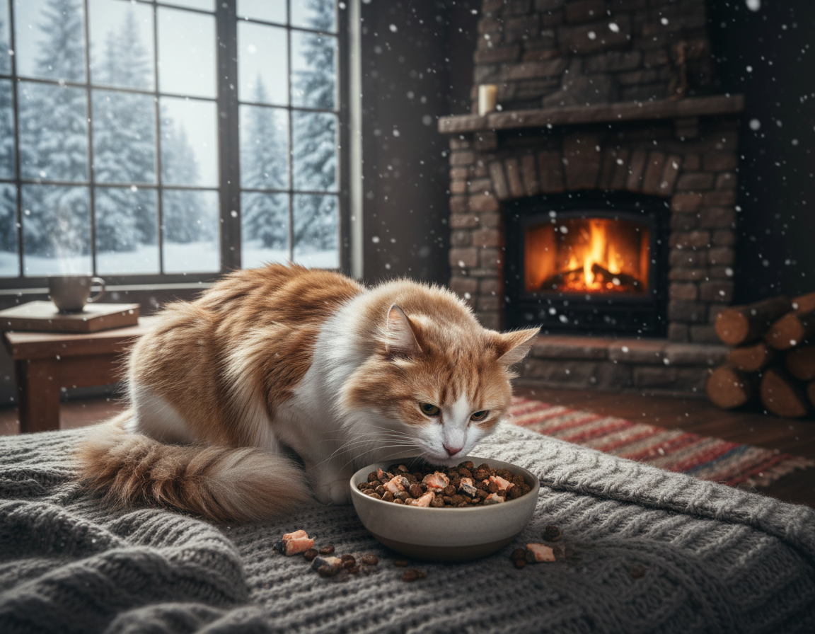 zvysena-kaloricka-potreba-kocky-v-zime zvýšená kalorická potřeba kočky v zimě