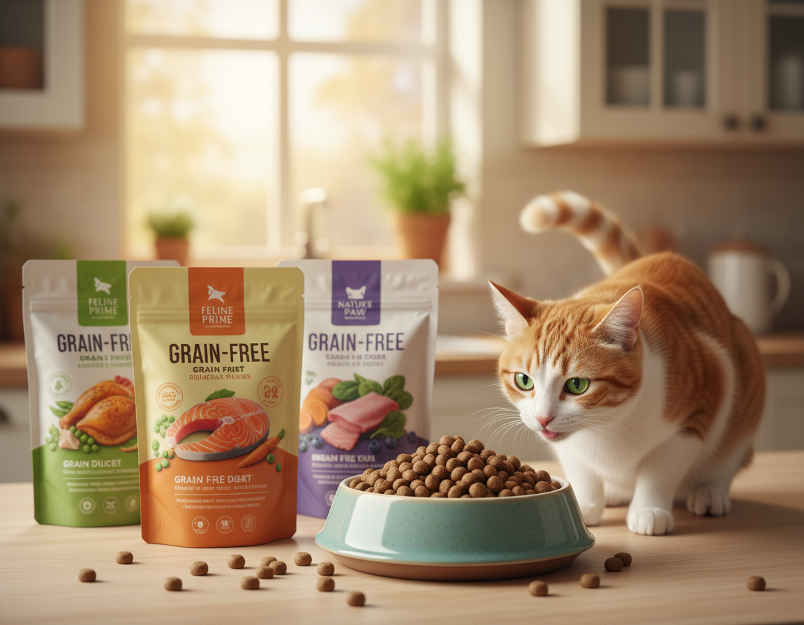 bezobilné krmivo pro kočky