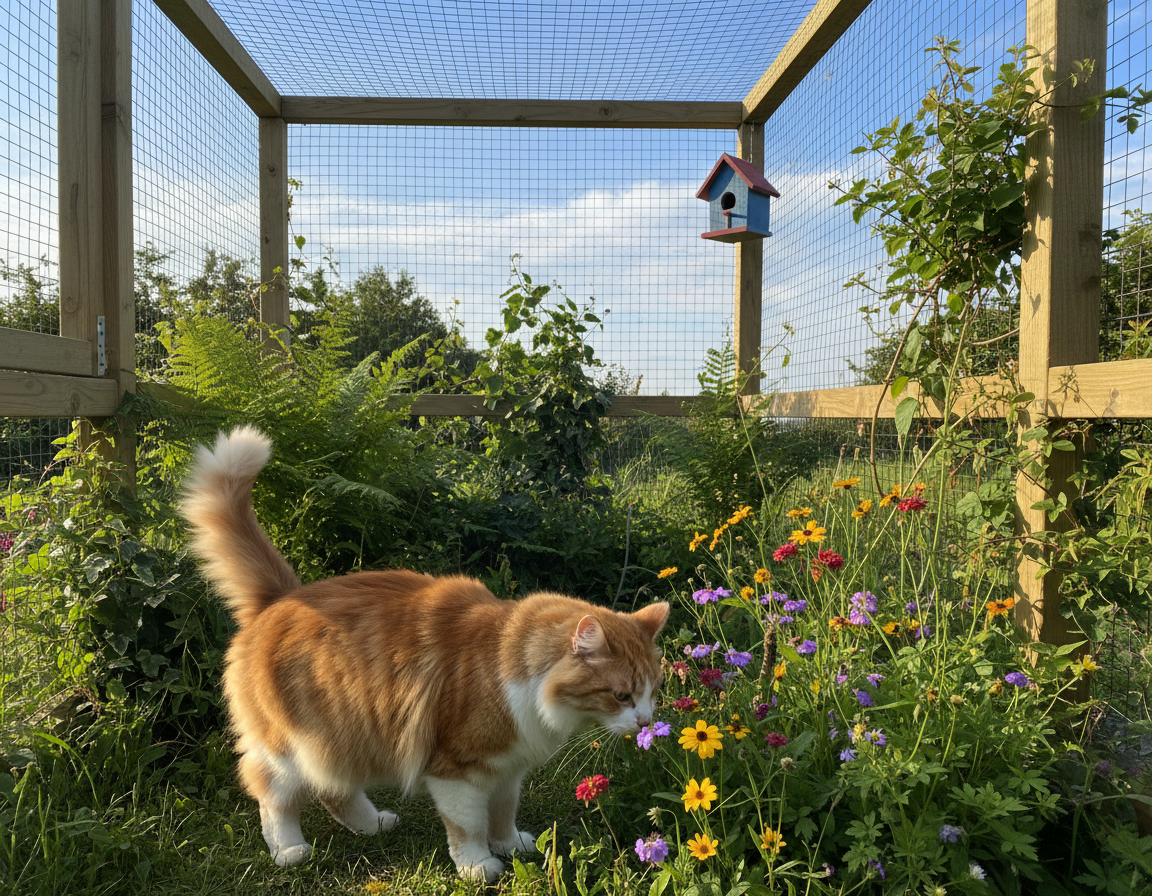 Bezpečný výběh kočky ven – Vše, co o tom potřebuješ vědět!