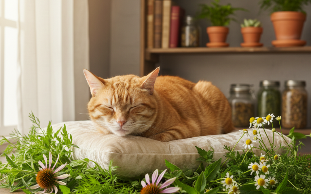 Bylinné posílení imunity kočky – Vše, co o tom potřebuješ vědět!