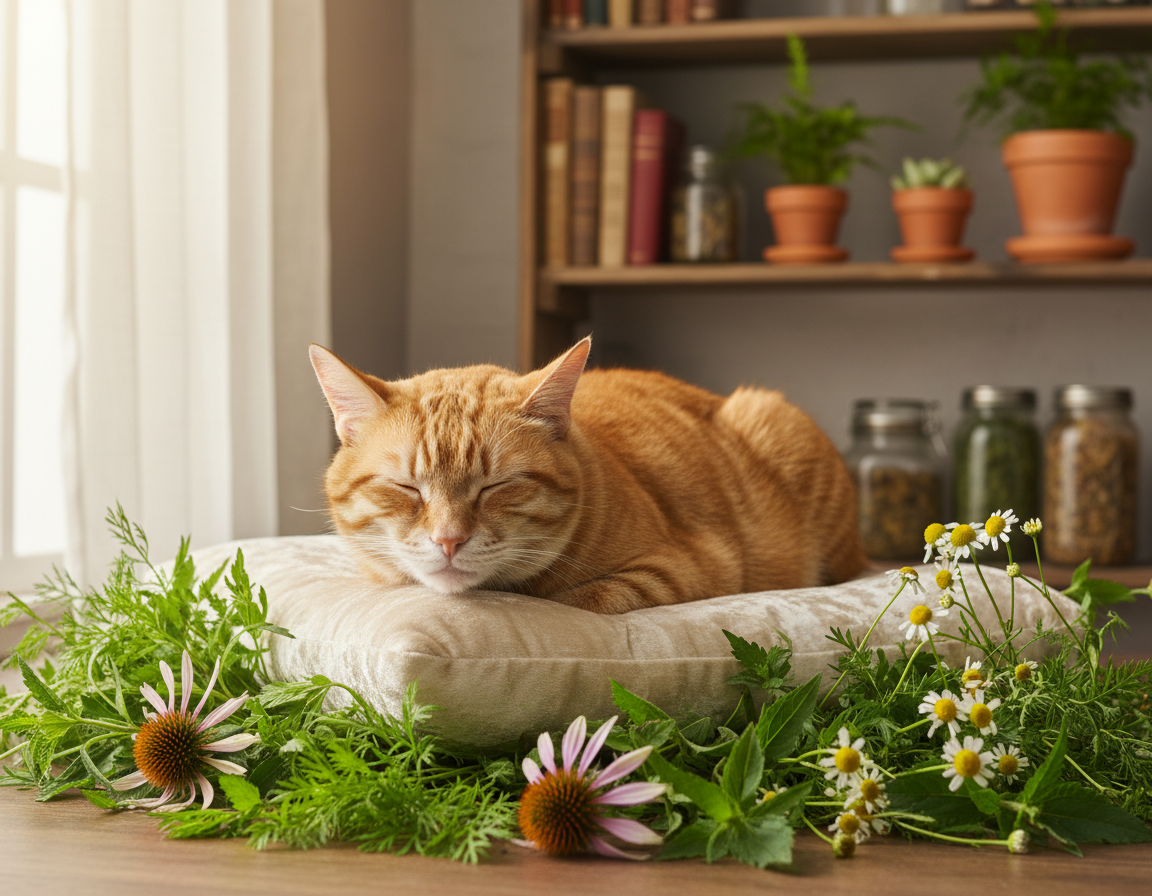 bylinné posilování imunity kočky