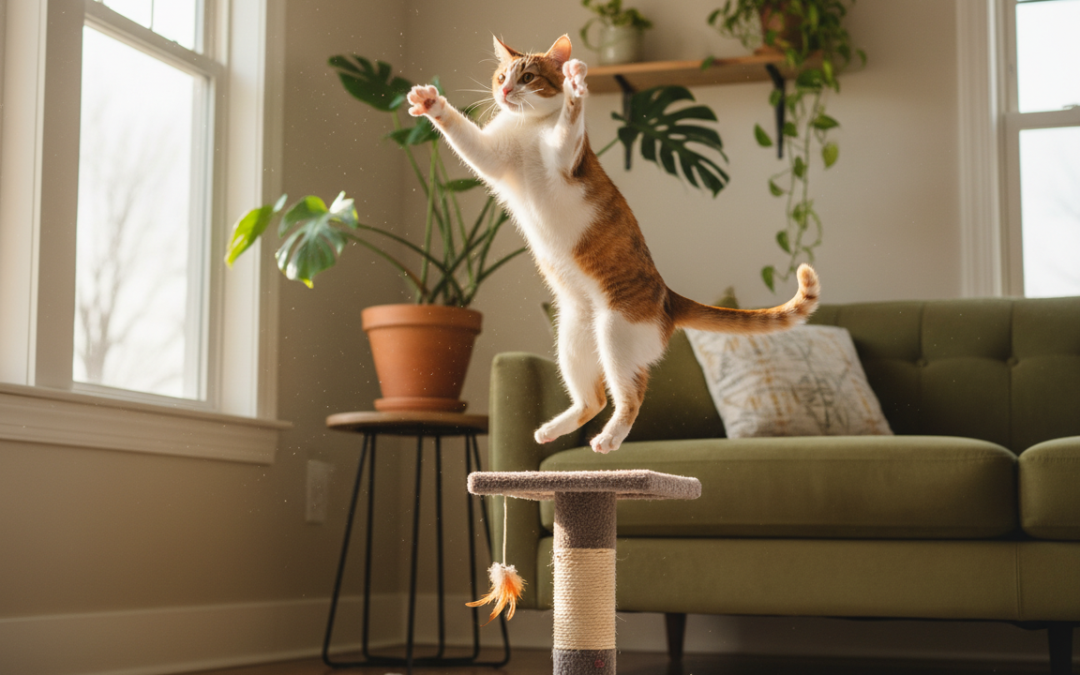 Denní potřeba pohybu kočky – Vše, co o tom potřebuješ vědět!