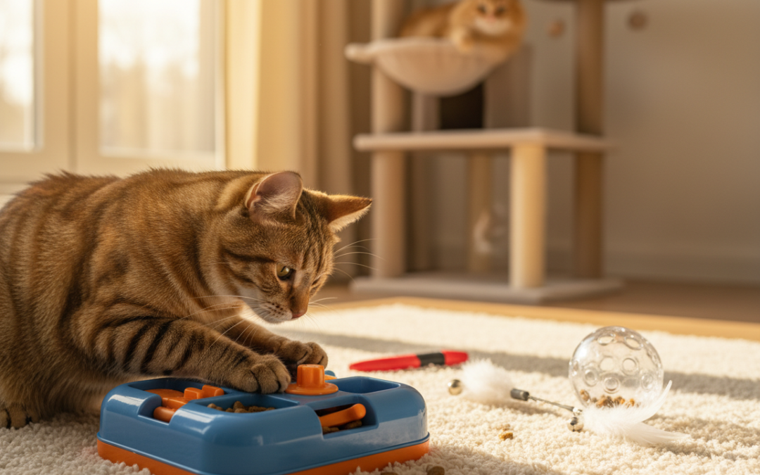 Hry rozvíjející inteligenci kočky – Vše, co o tom potřebuješ vědět!