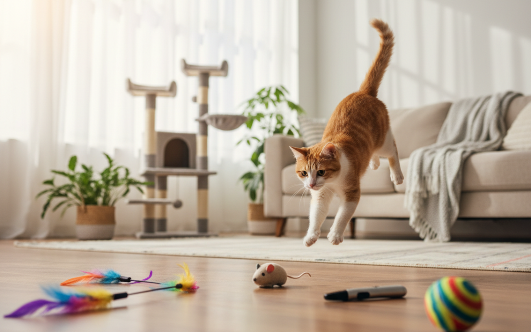 Interaktivní hračky pro pohyb kočky – Vše, co o tom potřebuješ vědět!