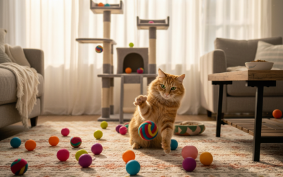 Kočičí blog 24 Interaktivní hry s míčky pro kočku – Vše, co o tom potřebuješ vědět!