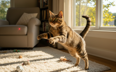 Kočičí blog 22 Laserový pohybový trénink kočky – Vše, co o tom potřebuješ vědět!