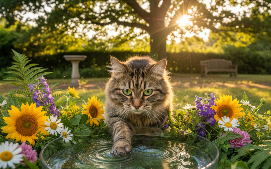 Letní příjem vody u kočky – Vše, co o tom potřebuješ vědět!