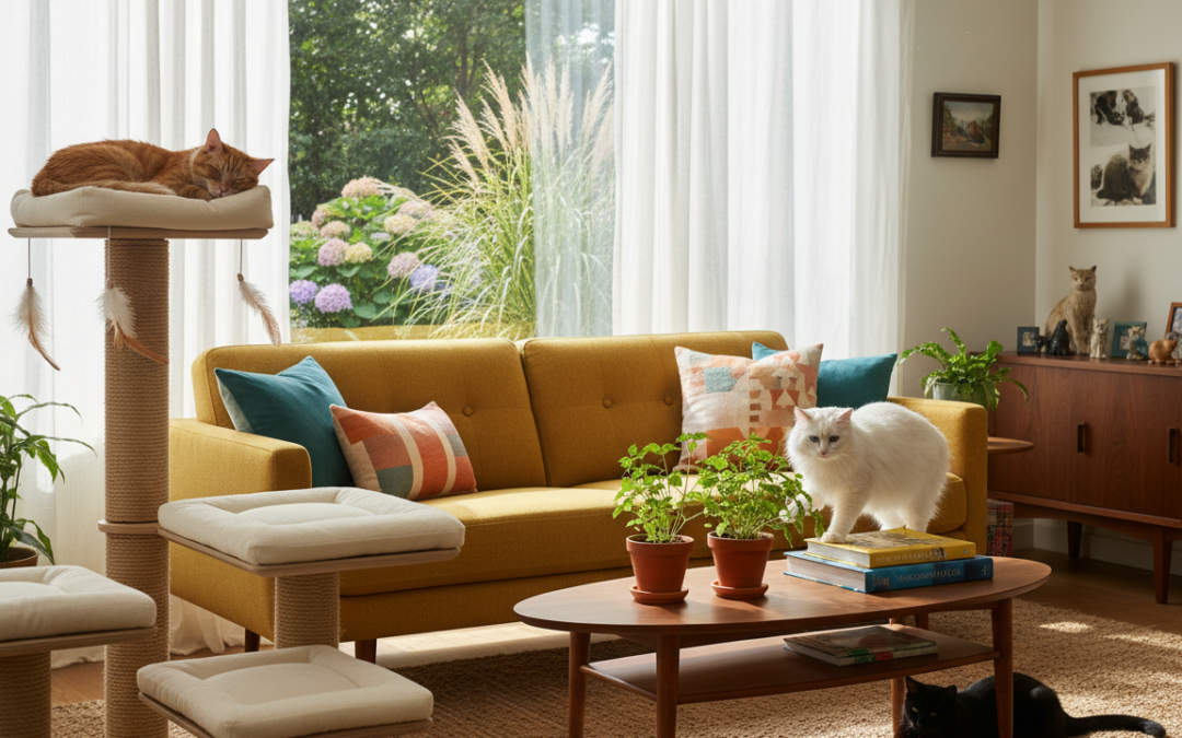 Nápady na zařízení domácnosti přizpůsobené kočkám – Vše, co o tom potřebuješ vědět!