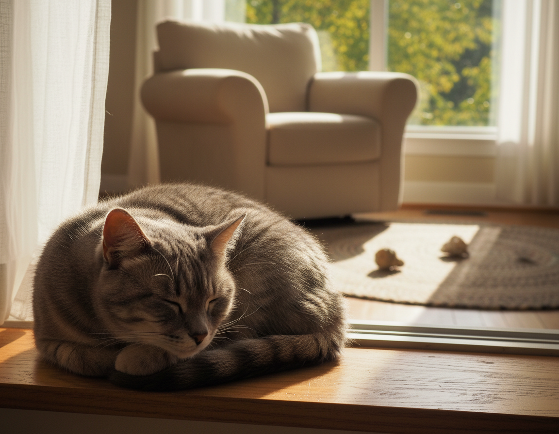 období siesty u kočky