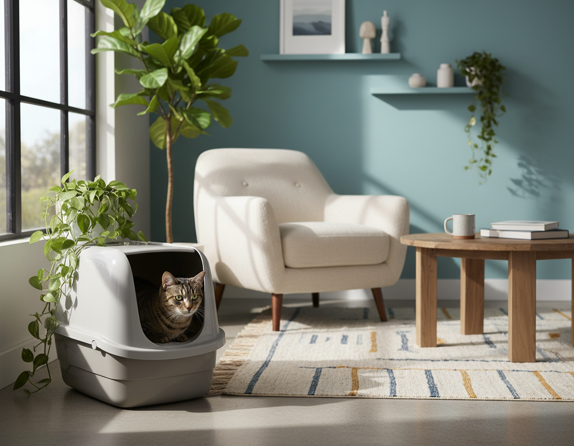 Optimální umístění kočičí toalety – Vše, co o tom potřebuješ vědět!