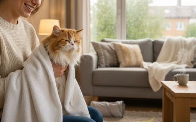 Péče o kočku po deštivém počasí – Vše, co o tom potřebuješ vědět!