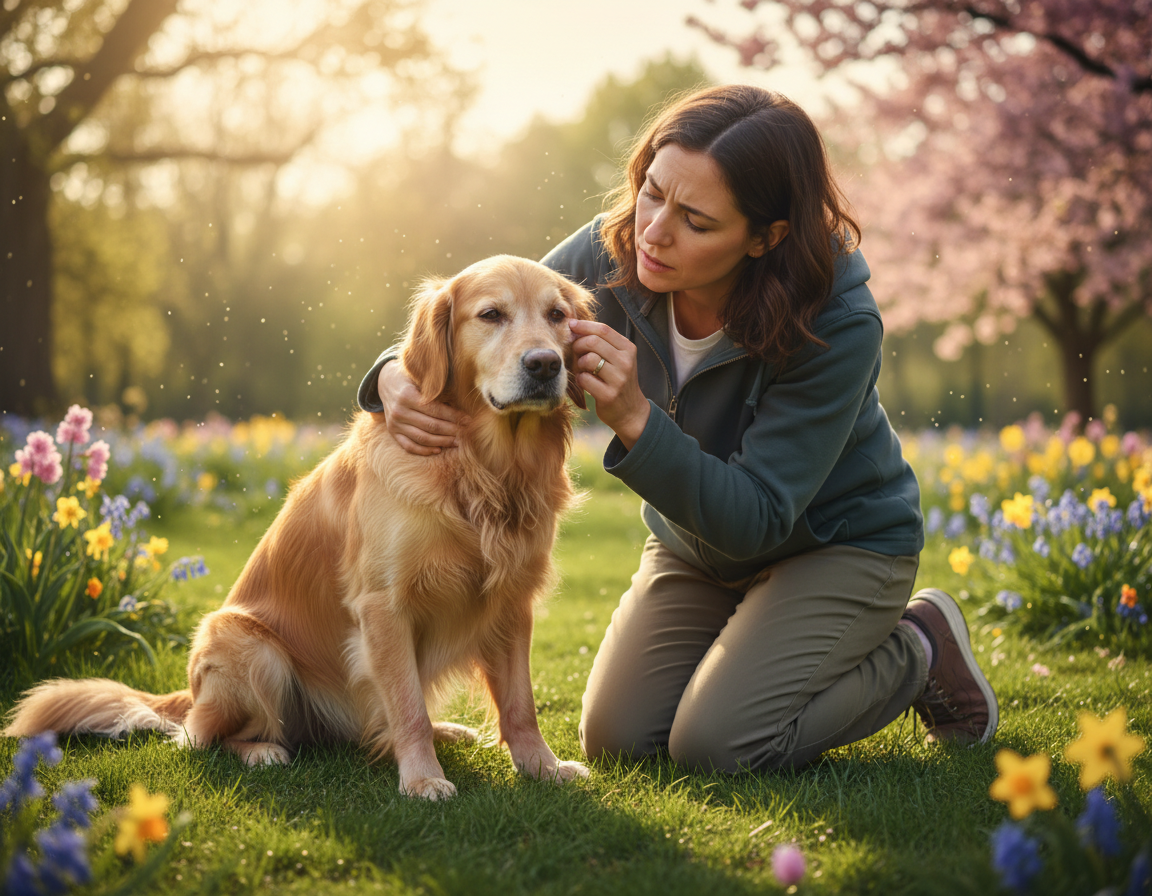 pes-jaro-alergie pes jaro alergie