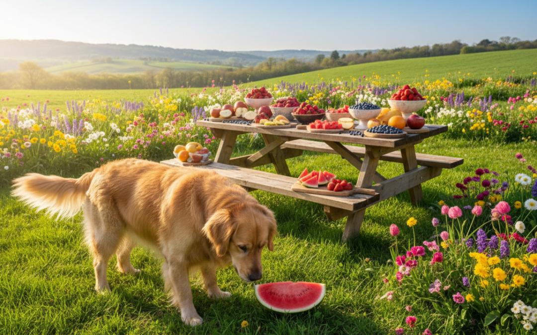 Jarní ovoce a zelenina pro psy – co můžeš podávat?
