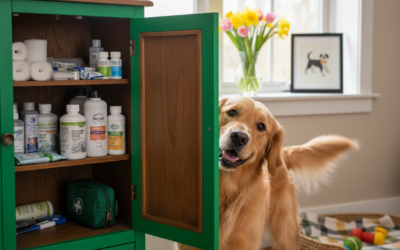 Jarní lékárnička pro majitele psů – co by měla obsahovat?