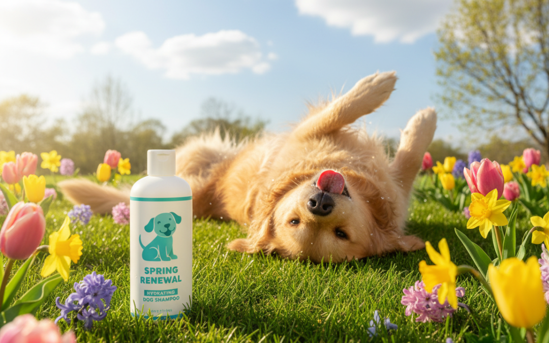 Jarní péče o kůži psa – hydratace a šampony