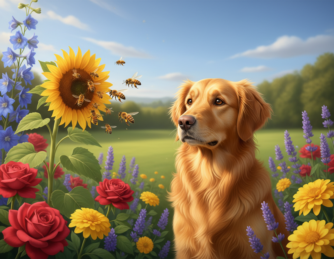 pes-jaro-prevence-vceliho-bodnuti pes jaro prevence včelího bodnutí