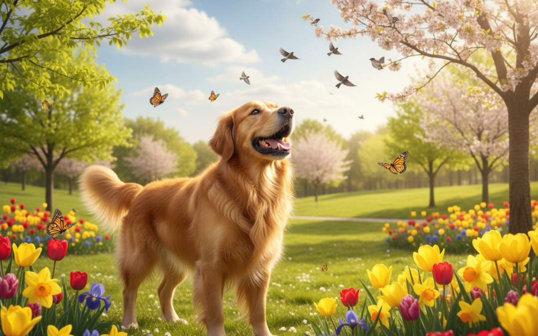 Proč pes na jaře více štěká?