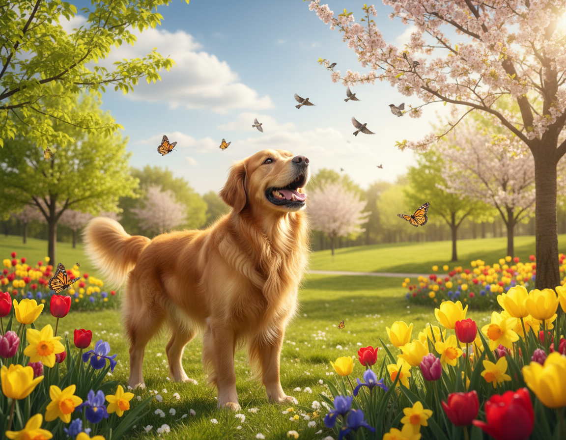 pes jaro příčiny štěkání