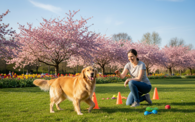 Jarní trénink chování psa – proč je teď nejlepší čas?