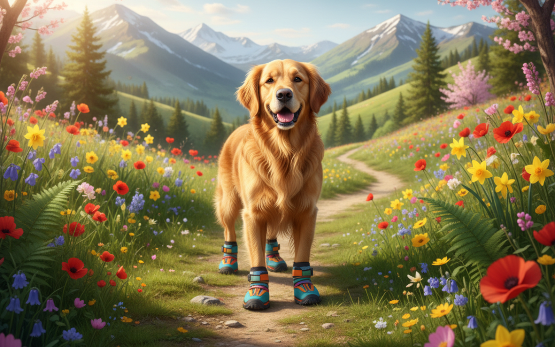 Turistické boty pro psa na jaře – potřebné, nebo zbytečné?