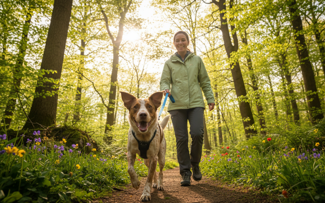 Jarní turistika se psem – na co si dát pozor před odchodem
