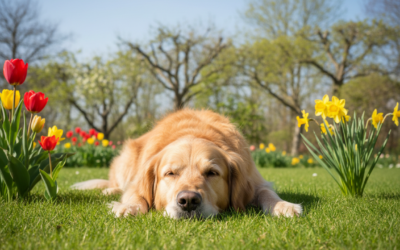 Únava u psů na jaře – přechodná, nebo příznak nemoci?