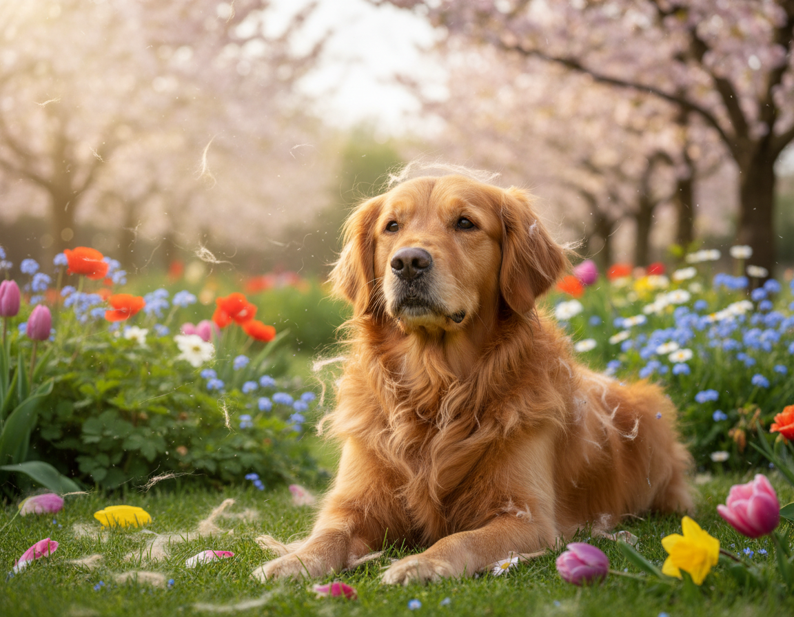pes-jaro-vypadavani-srsti pes jaro vypadávání srsti