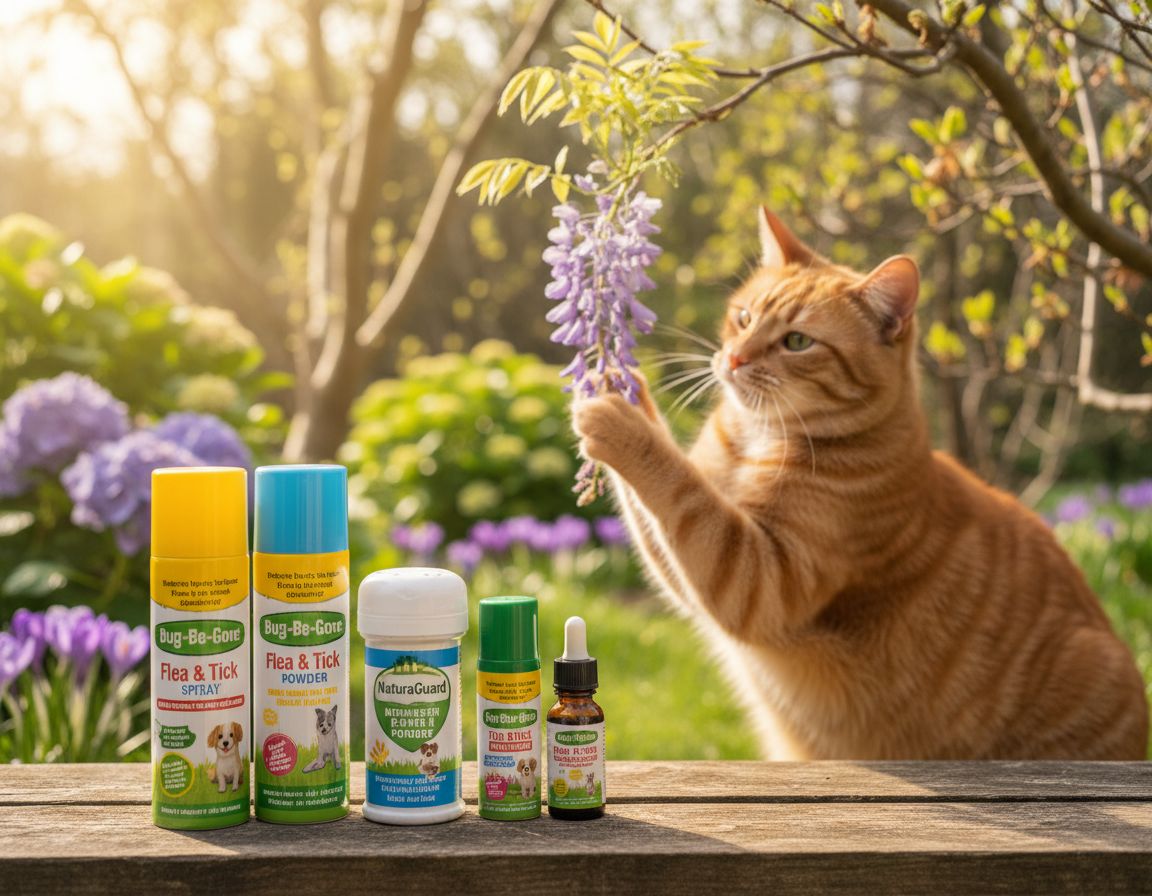 pes jaro začátek hubení blech